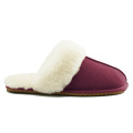 customized women comfy memory foam indoor sheepskin slippers