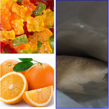 Pó de sabor de laranja natural para doces