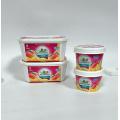 cylinder ice cream cup for IML printing