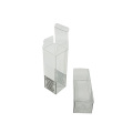 Transparent folding plastic clear gift box