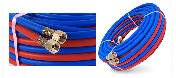 Two Color Flame Retardant Twin Welding Hose