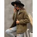 Chaqueta sherpa para mujer ropa de invierno cálida