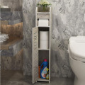 Armário de banheiro moderno com rack de armazenamento para vaso sanitário
