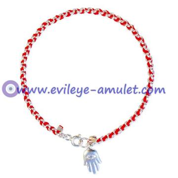 Red String Kabbalah Hamsa Bracelet