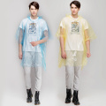 HOT SALE Disposable emergency PE rain poncho raincoat in ball