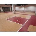 FIBA Approved Indoor PVC Basketball Sport Flooring Wood Grain