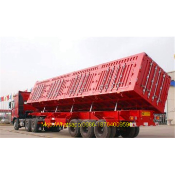 3 Axles 40 Ton Side Dump Truck Trailer