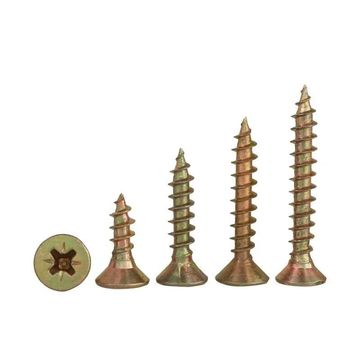 Cross Recessed Countersunk Fibreboard Chipboard Screws