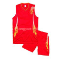 polyester mesh basketball sportswear with fashion design