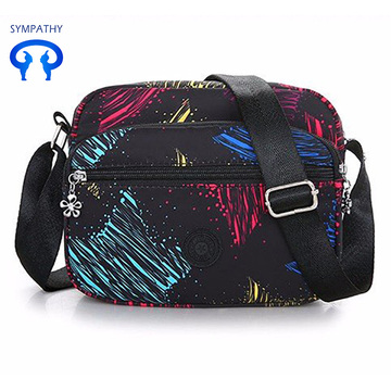 New colored nylon fabric single shoulder bag