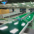 Air suspension belt conveyor line