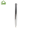 Hot dipped galvanized steel Q235 Ground screw