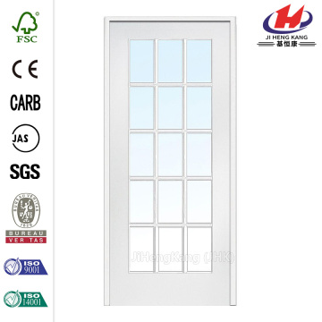 Classic Clear Glass Composite Single Prehung Interior Door