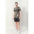 MEN'S COTTON POLY PRINTED T-SHIRT