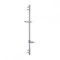 Silver stainless steel shower sliding bar set