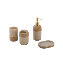 Resin bathroom set for hotels