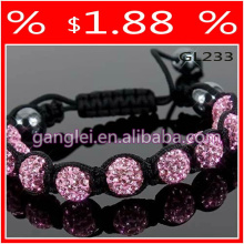 pink shamballa bracelet