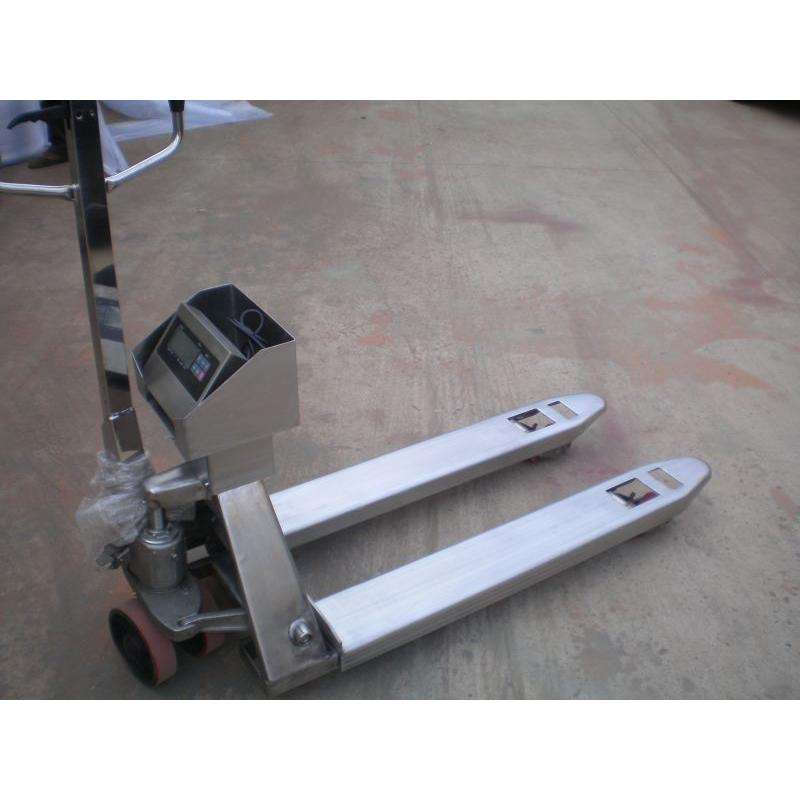 steel pallet truck with scale