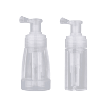 empty 140ml 180ml 110ml plastic pet baby dry powder spray clear bottles