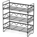 3 Tier Black Spice Rack Organizer For Countertop