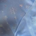 Chiffon fabric with stamping for dress