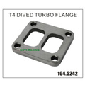 Auto de escape de acero inoxidable T3 Turbo Flange Outlet