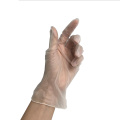 Klare transparente puderfreie Einweg-PVC-Handschuhe