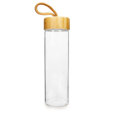 550 ml de alta garrafa de água de vidro de borossilicato