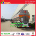 Tri-Axle Stainless Steel Fuel Oil Petrol Tank Semi Trailer Tanker