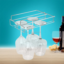 Under the shelf red wine glass hanger holder,hanging storage glass rack