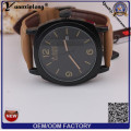 Moda YXL-377 Classic cuarzo reloj marca Curren relojes hombres Sport cuero militar del ejército por mayor