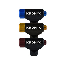 KRONYO CO2 inflator Threaded-on Valve head for Schrader