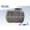 8 Strand 80mm 220m Length Polyester Mooring Rope