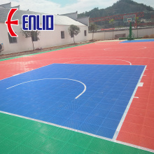 Baldosas de cancha de baloncesto al aire libre entrelazadas