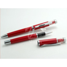 New Arrival Red Cheap Decorative Metal Pen for Lady