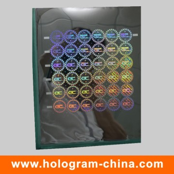 Anti-Fake 3D Laser Holographic Master