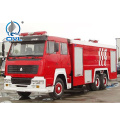 6X4 Water Foam Fire Fighting Tank Truck 12000L