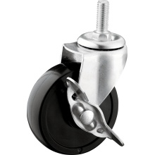 Light Duty Thread Stem Side Lock PVC Casters