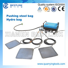 China Patent Pushing Device Steel Hydro Bag for Granite Block