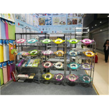 Adjustable Slanted Fair Booth Display Wire Shelving