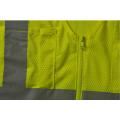 yellow reflective safety jacket