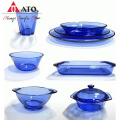Ato Wholesale Home Seafood Glass Placs for Restaurant