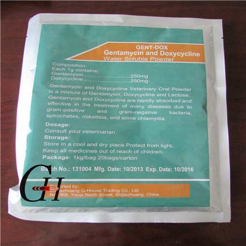 Gentamycin and Doxycycline Water Soluble Powder