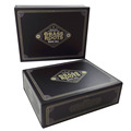 Black Cardboard Luxury Baseball Cap Packaging Box