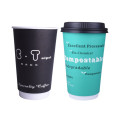 Biologisch abbaubares Weihnachtsgedruckte Großhandel Travel Takeaway Coffee Tasse