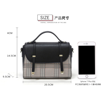 High Quality PU Leather Messenger Satchel Bag