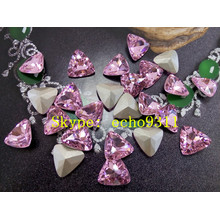 Rose Triangle Crystal Stones Fancy Rhienstones (DZ-3012)