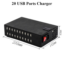 USB20 port charger with display
