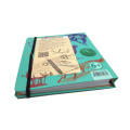 Hardcover wire-o binding notebook printing