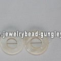 donut shape freshwater shell beads